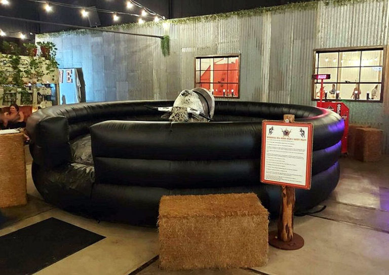 Mechanical Bull Rental Silverado Ranch Props and Western Theme Rental