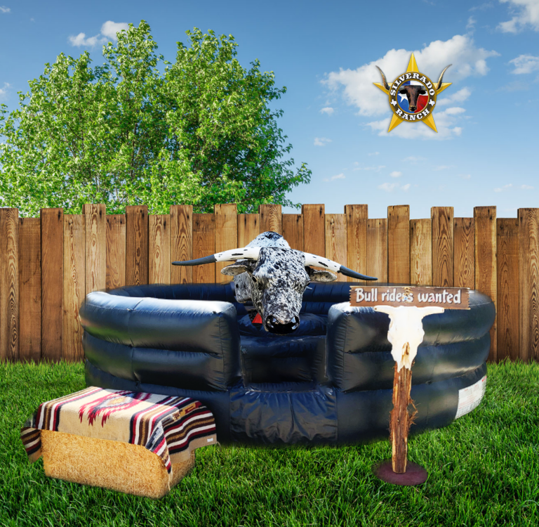 Mechanical Bull Rental Silverado Ranch Props and Western Theme Rental